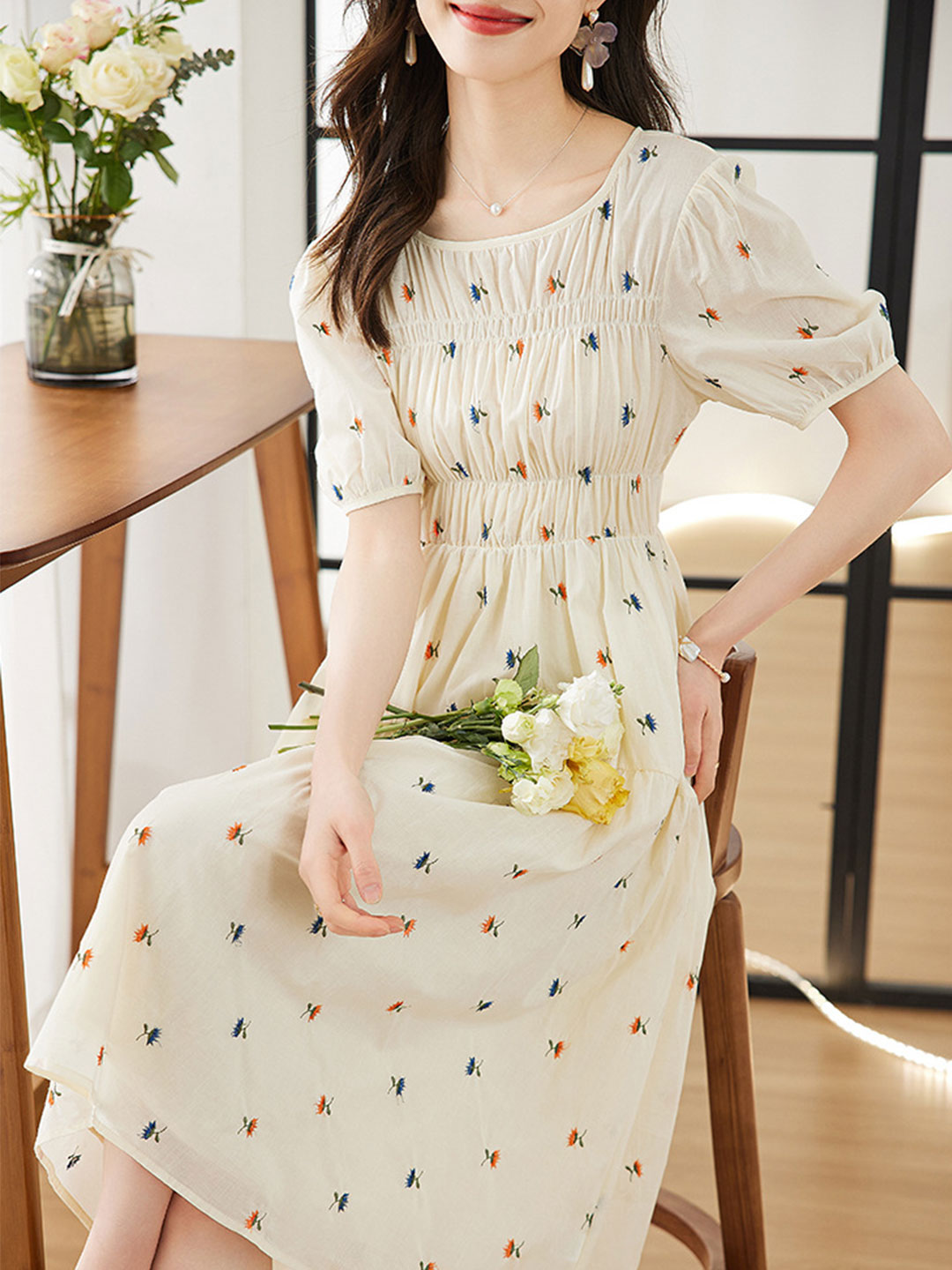 Elegantly Styled Dress for Everyday Wear