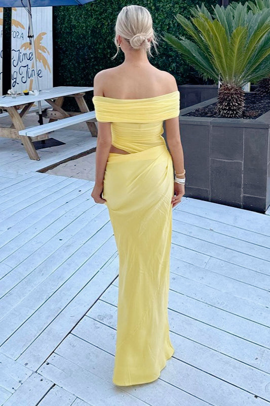 Diagonal Ruched Sheer Birthday Dress