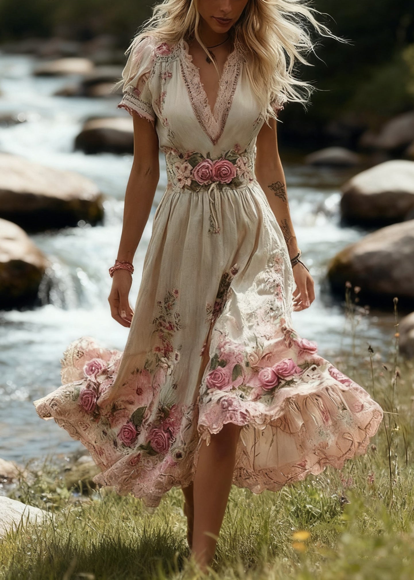 Classic Vintage Dress with a Flattering Fit