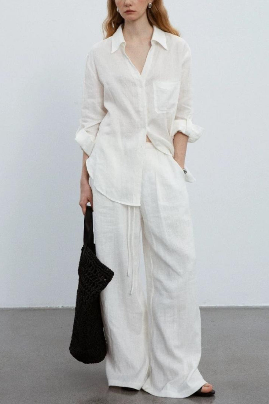 Pure Linen UV Protection Blouse
