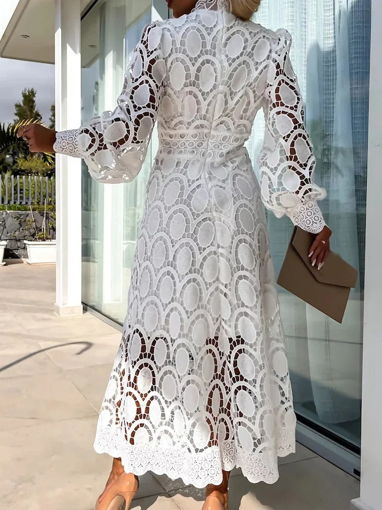 Alba Minimalist Lace Dress Boutique Collection
