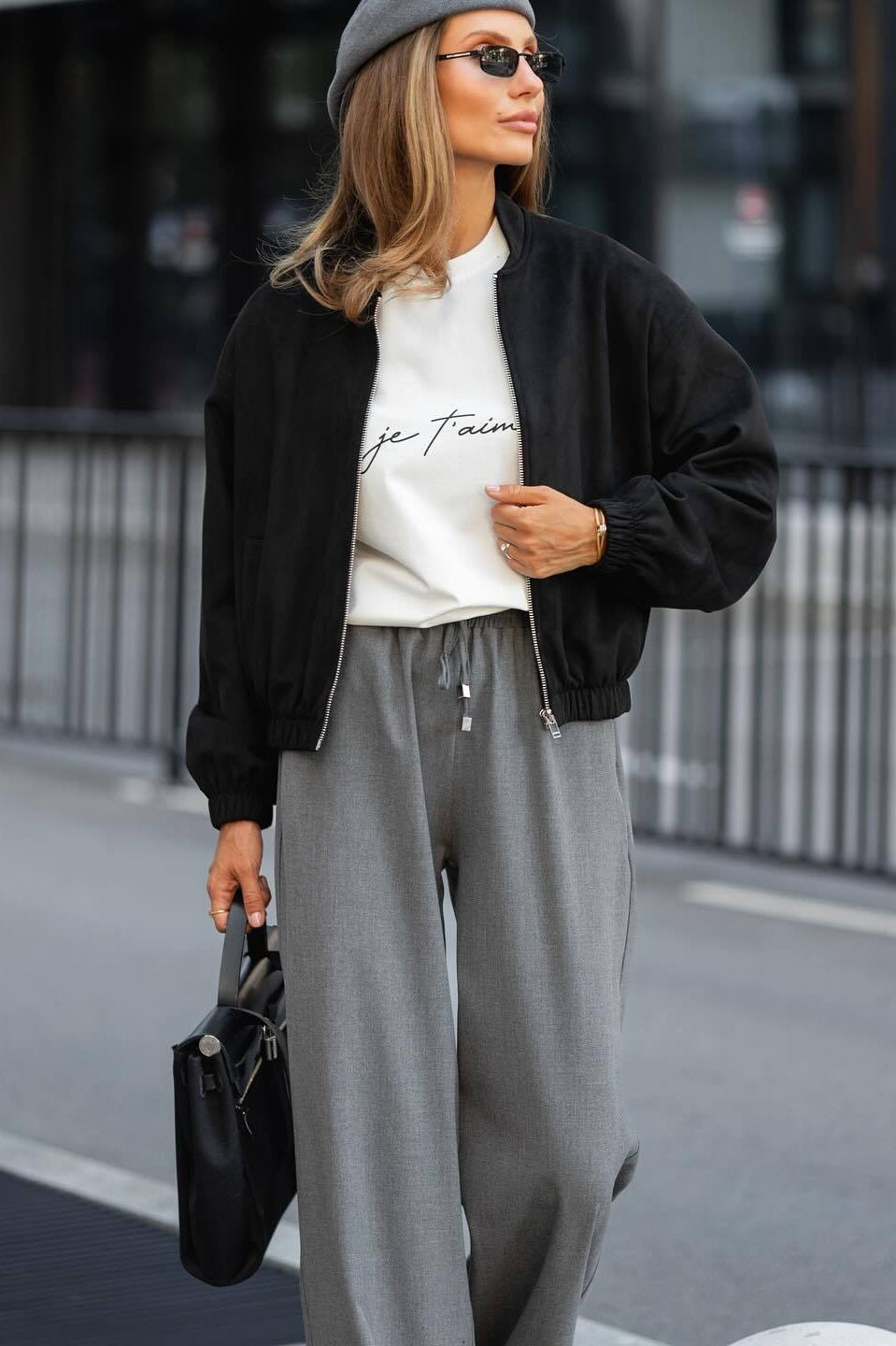 Zipper Suede Warm Street-Style Jacket