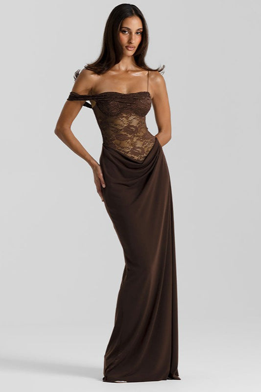 Lace Panel Bodycon Dress