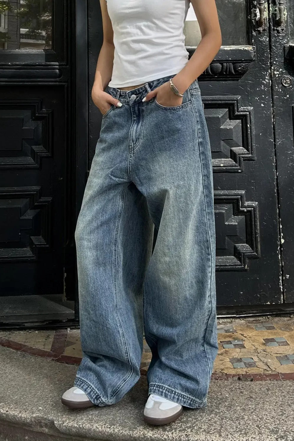 Harajuku WideLeg Baggy Denim Jeans