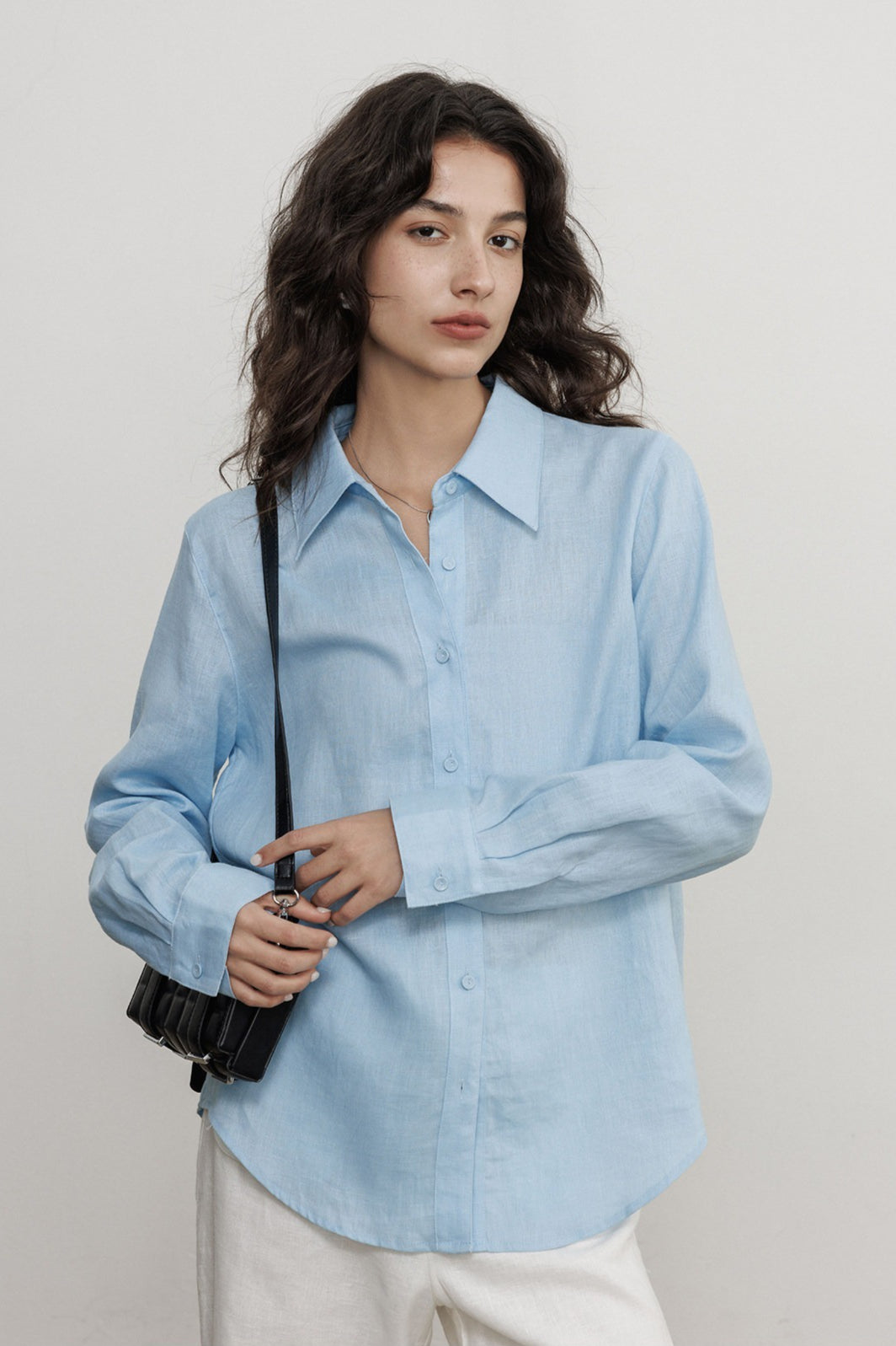 Pure Linen French Style Blouse