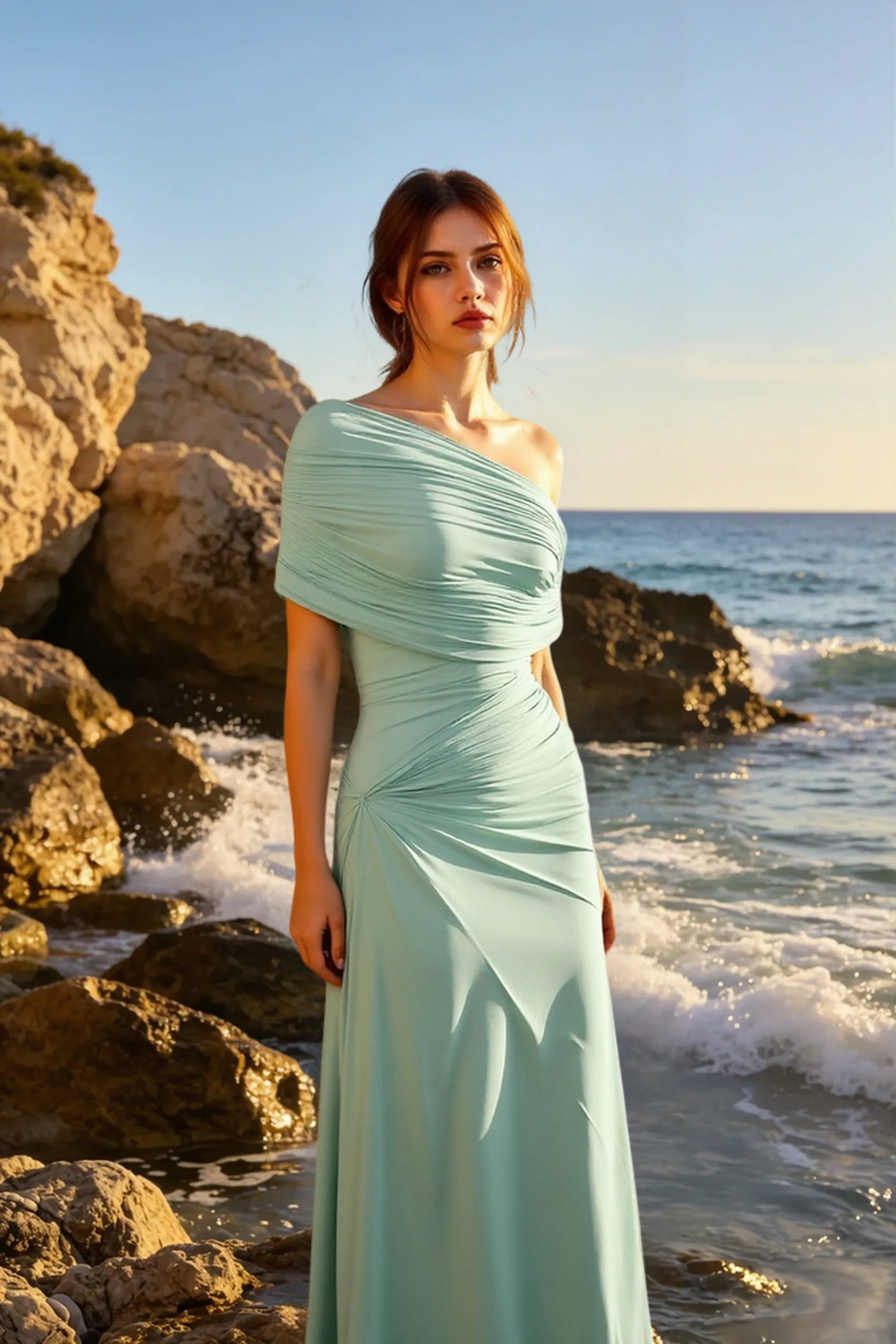 Sexy Fitted Ruched Off Shoulder Bodycon Party Dress