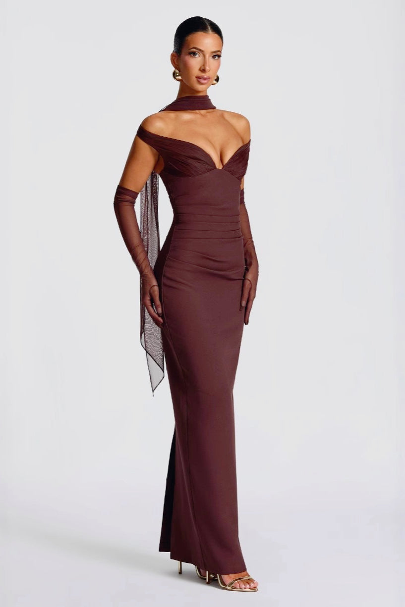 Stretch OffShoulder Bodycon Birthday Dress