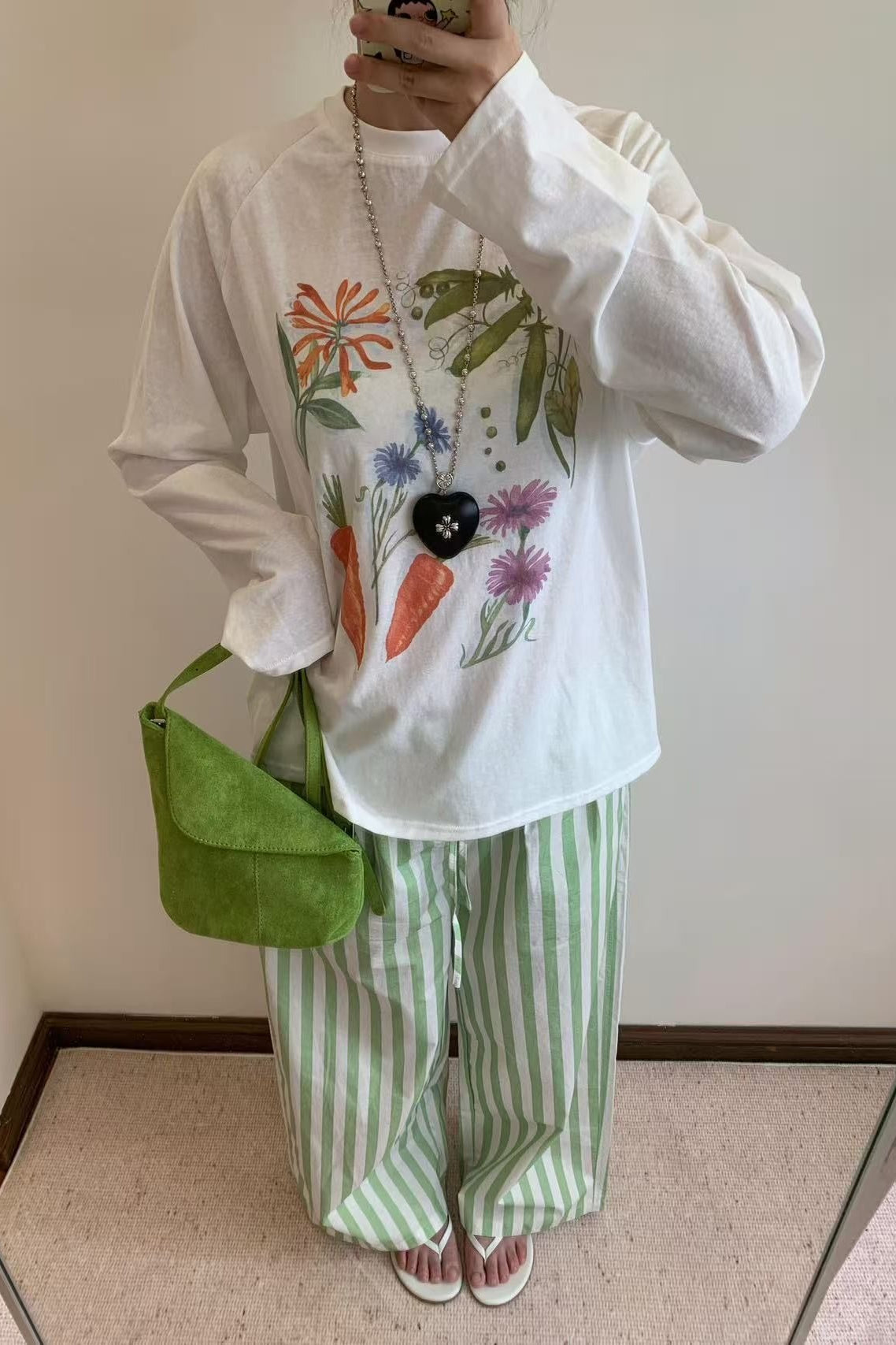 Breathable Loose Floral Cover Up