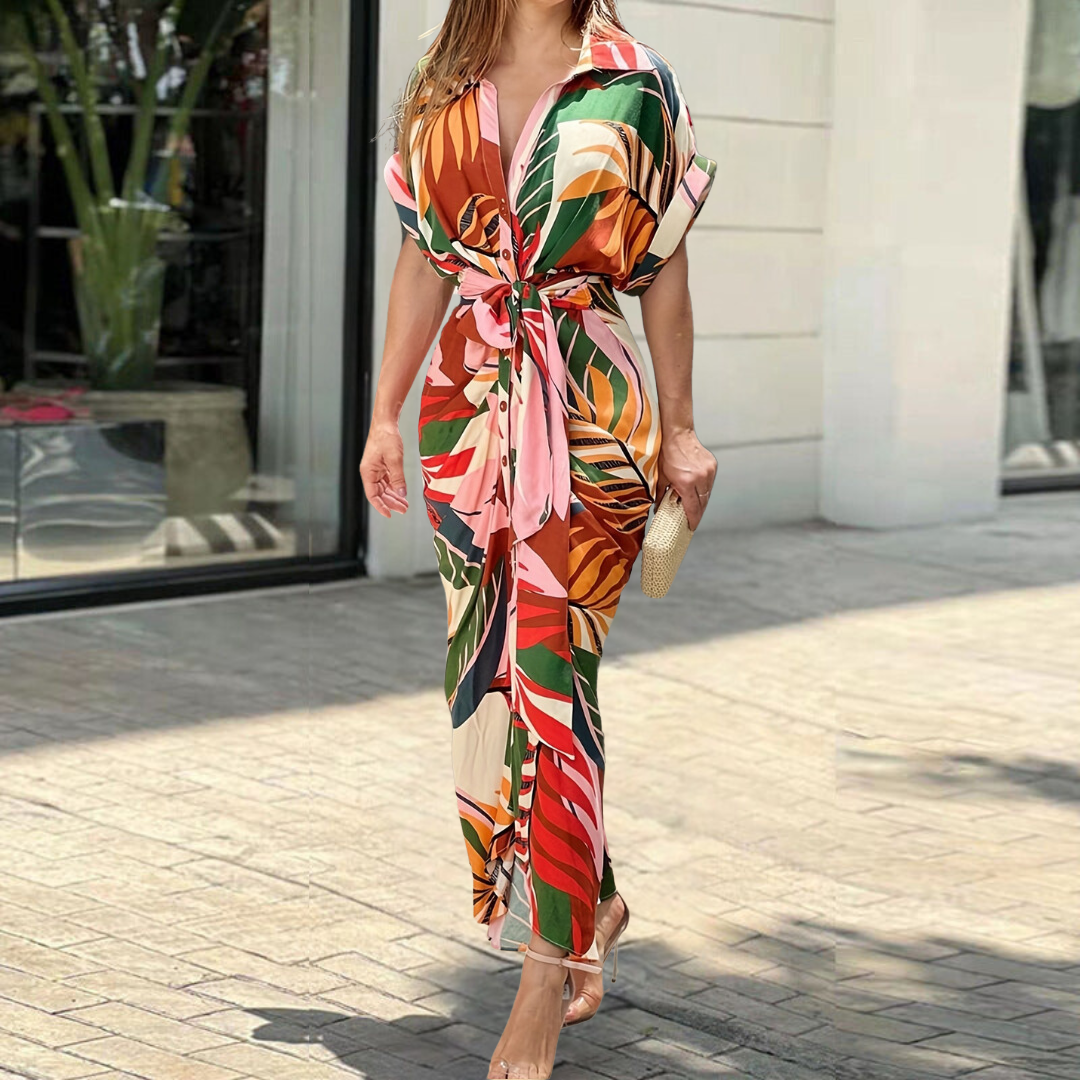 Mhairi Chic and Relaxed Dress for Women Wedding Guest Look