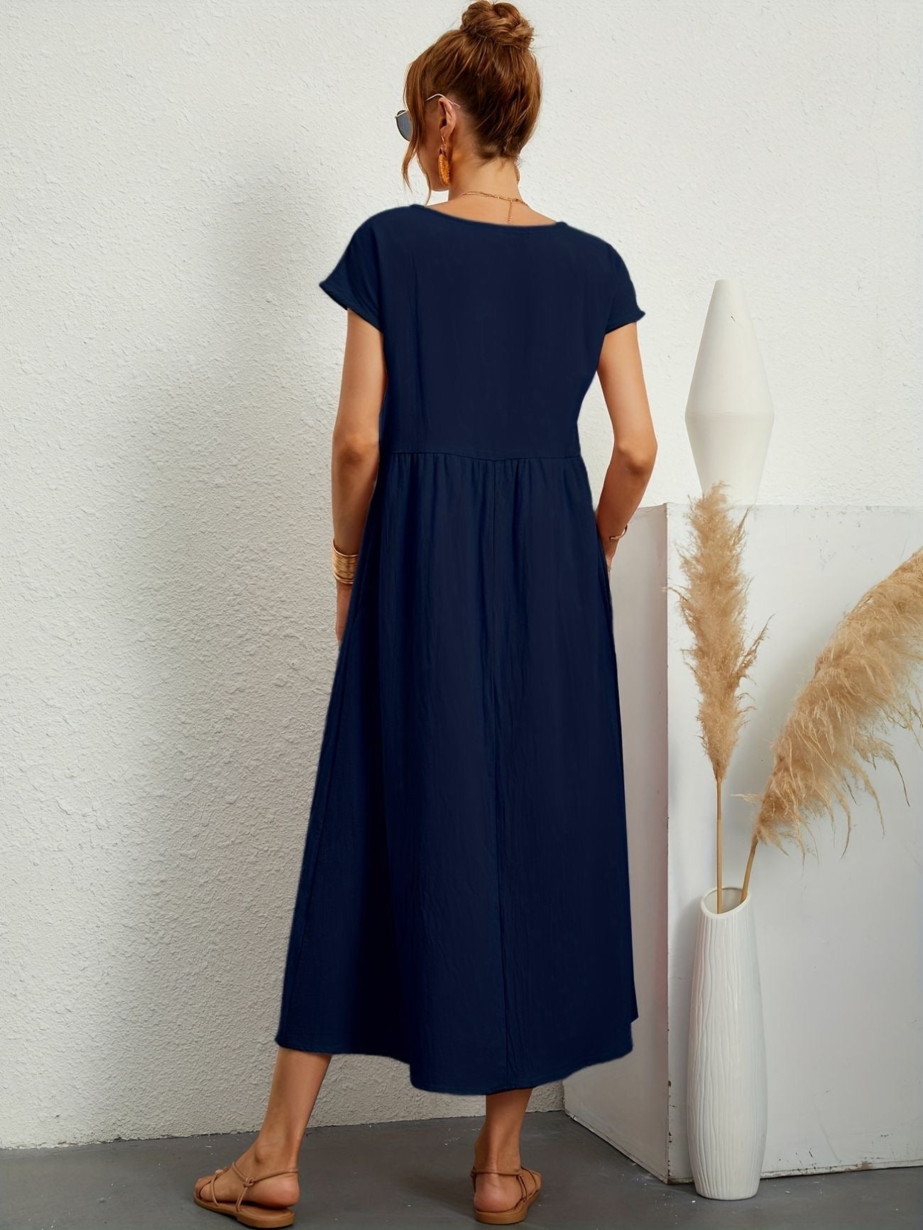 Wanda Elegant Airy Spring Dress for Women Wedding Guest Look