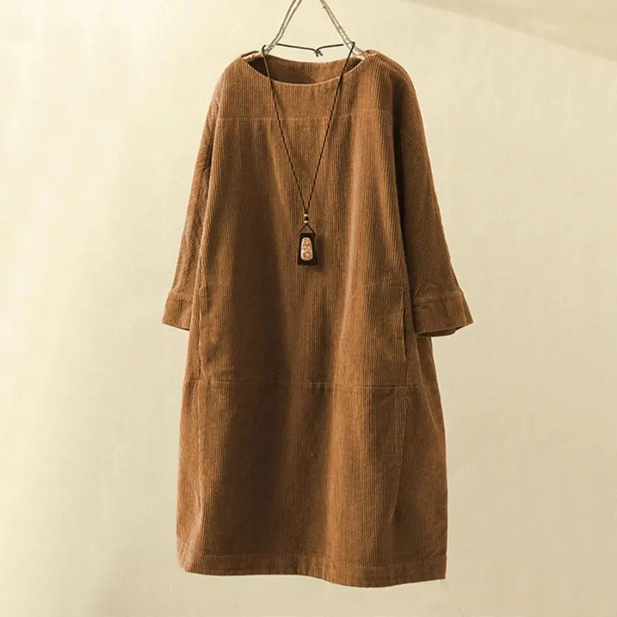 Alfonsina Elegant A-line Dress for Women Date Night Outfit