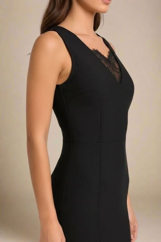Elsa Bodycon Dress - Classic Black
