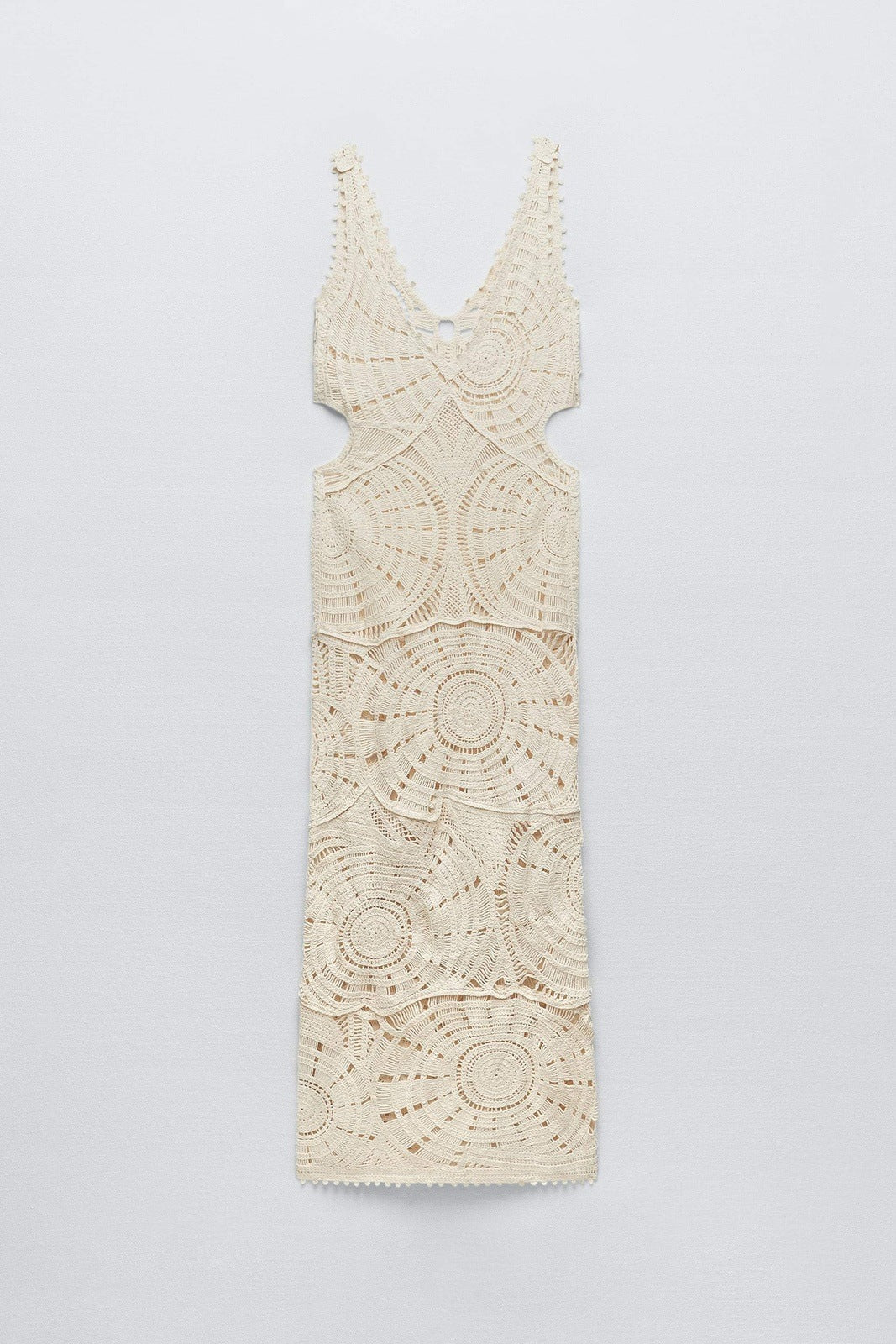Aurora Premium Maxi Dress Made of Crochet Cut Outs Wardrobe Essential