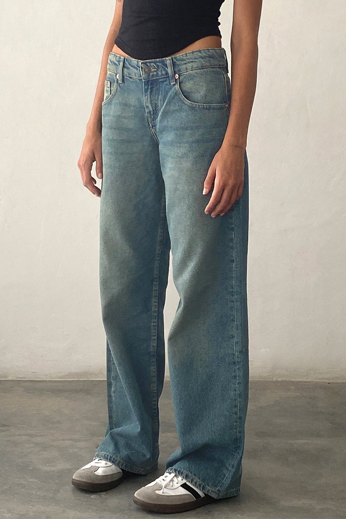 Classic Relaxed Fit Straight Leg Jeans