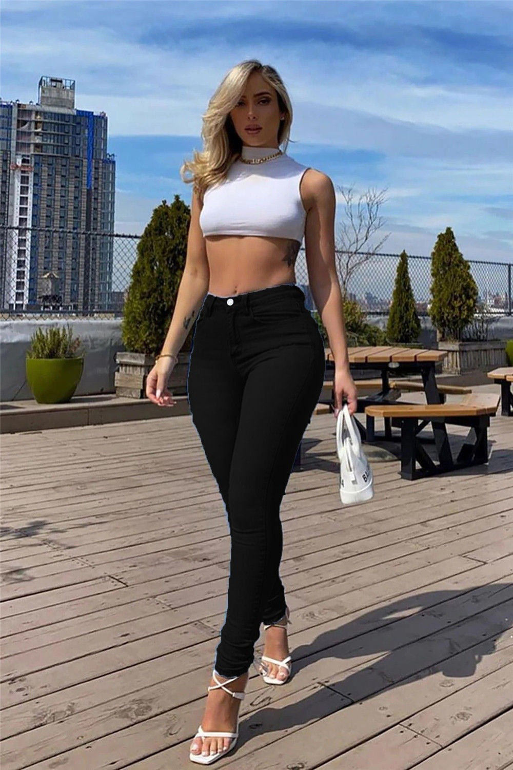 Butt Lifting Skinny Slim Bodycon Casual Jeans