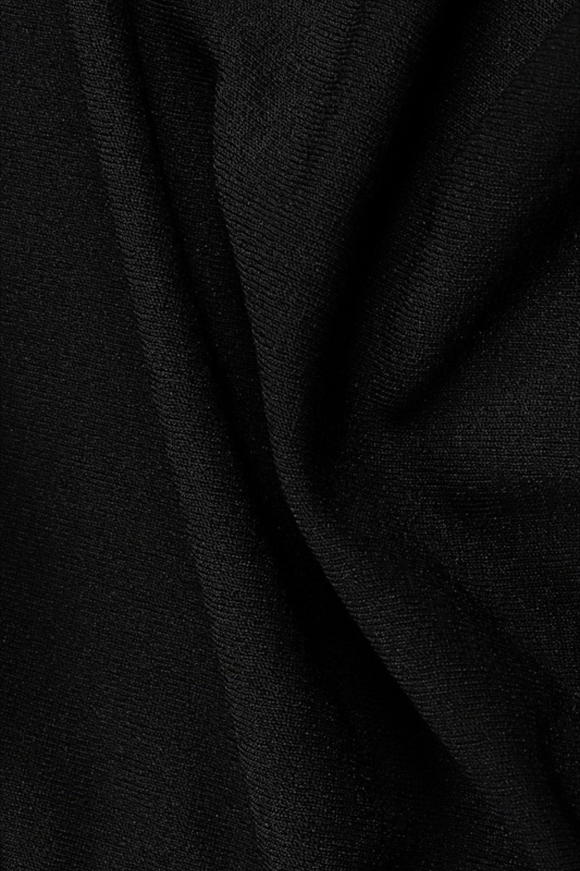 Black Off Shoulder Ruched Sheer Mesh Long Sleeve Metal Hardware Mini Dress 7