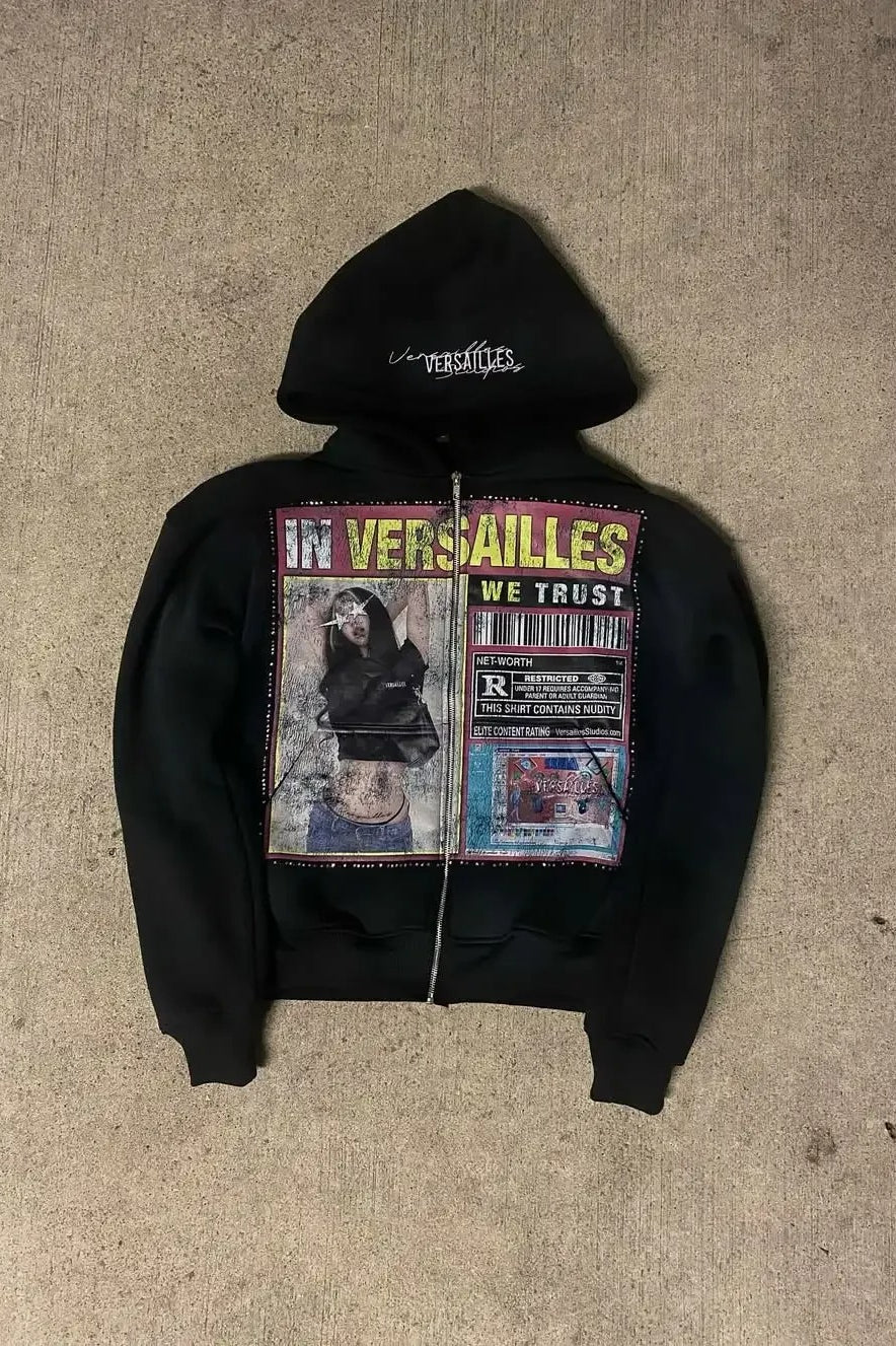 Graphic ZipUp Street Hoodie