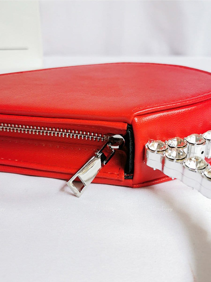 Finley Diamond Red Heart Bag