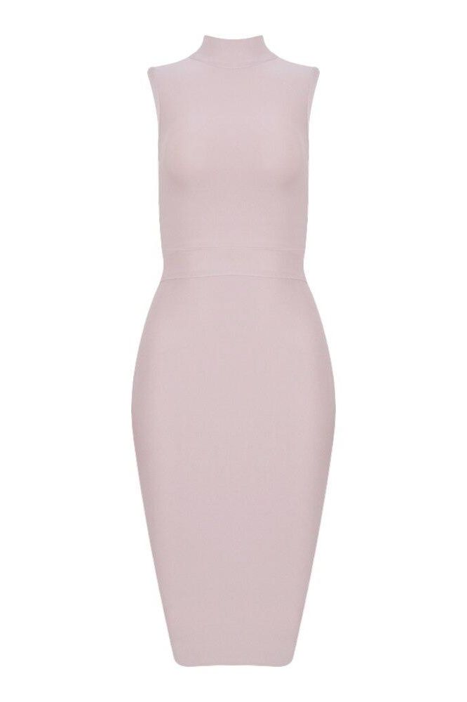 Grace Bandage Midi Dress - Cream (Sale)