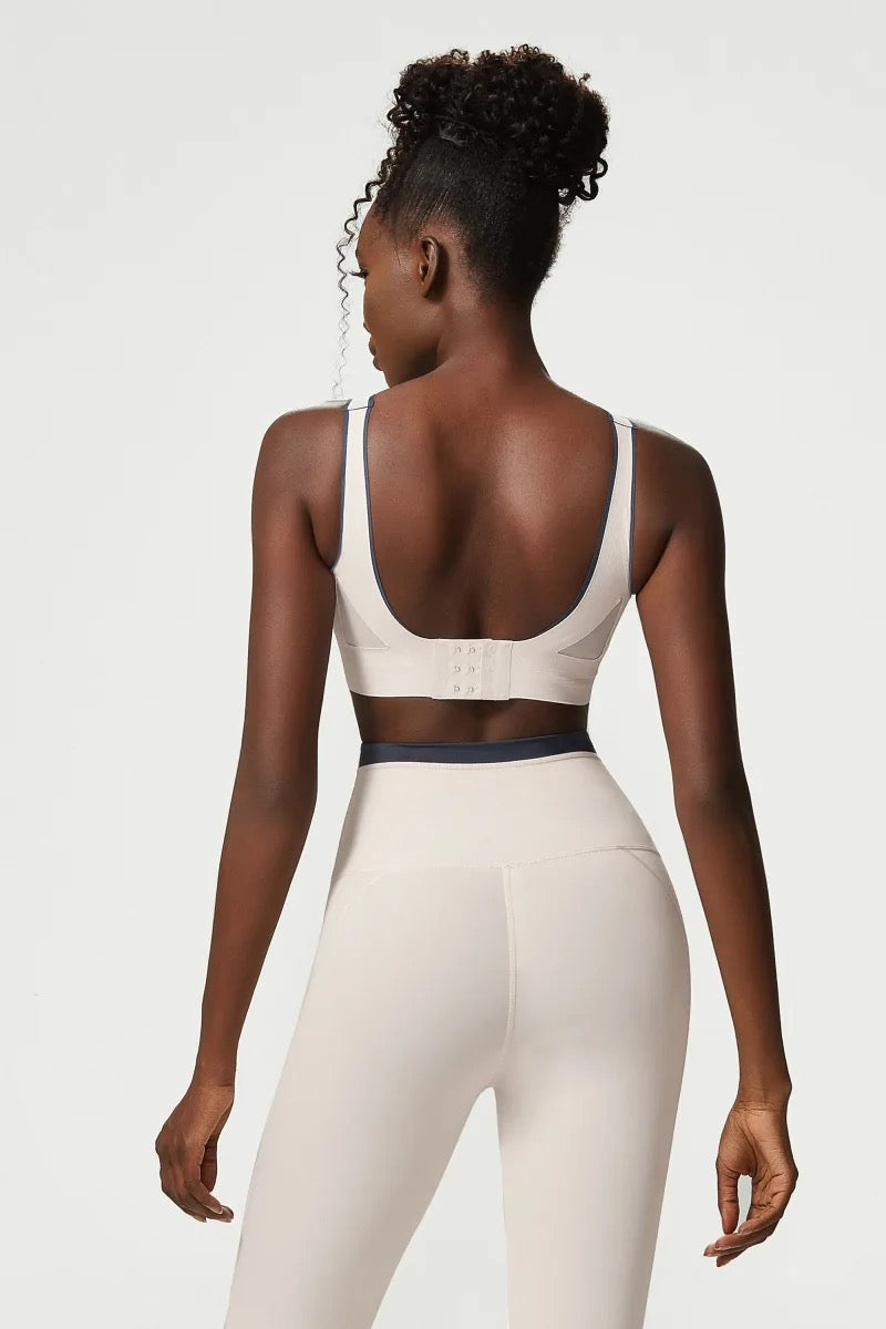 Peyton Sports Bra And Graceful Leggings Set Milk White Milk White / Xl