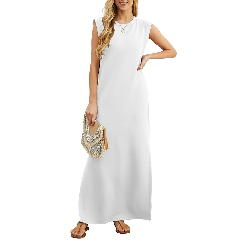 Florencia Minimalist Linlada Summer Dress Elevated Occasion Wear