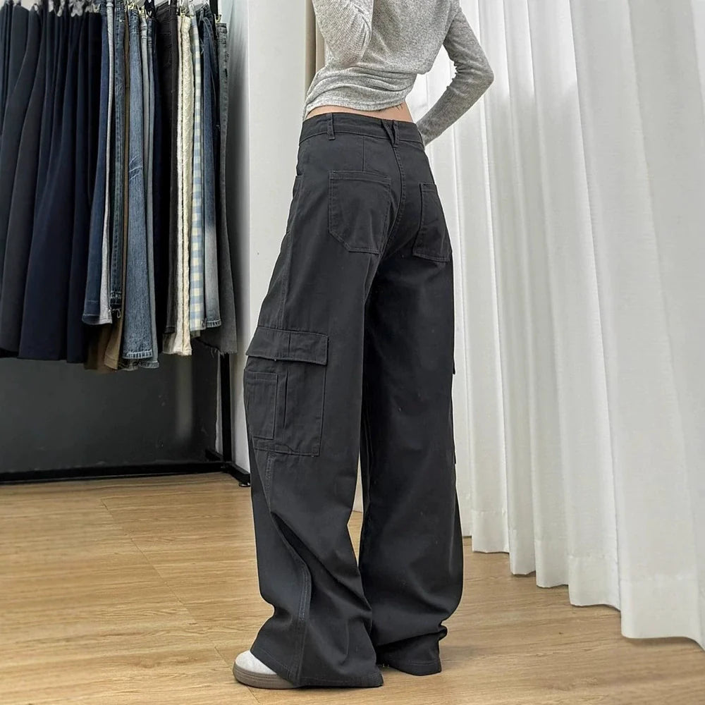 Linen-blend wide-leg overalls