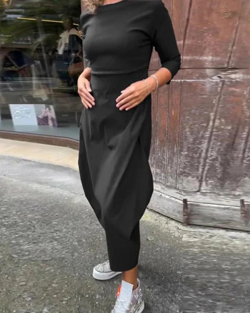 Antonia Elegant Flowing Maxi Dress for Women Feminine Flowy Style