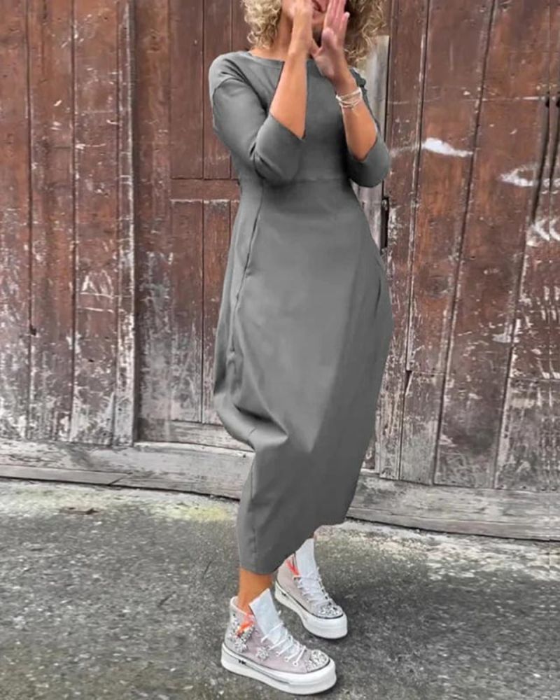Antonia Elegant Flowing Maxi Dress for Women Feminine Flowy Style