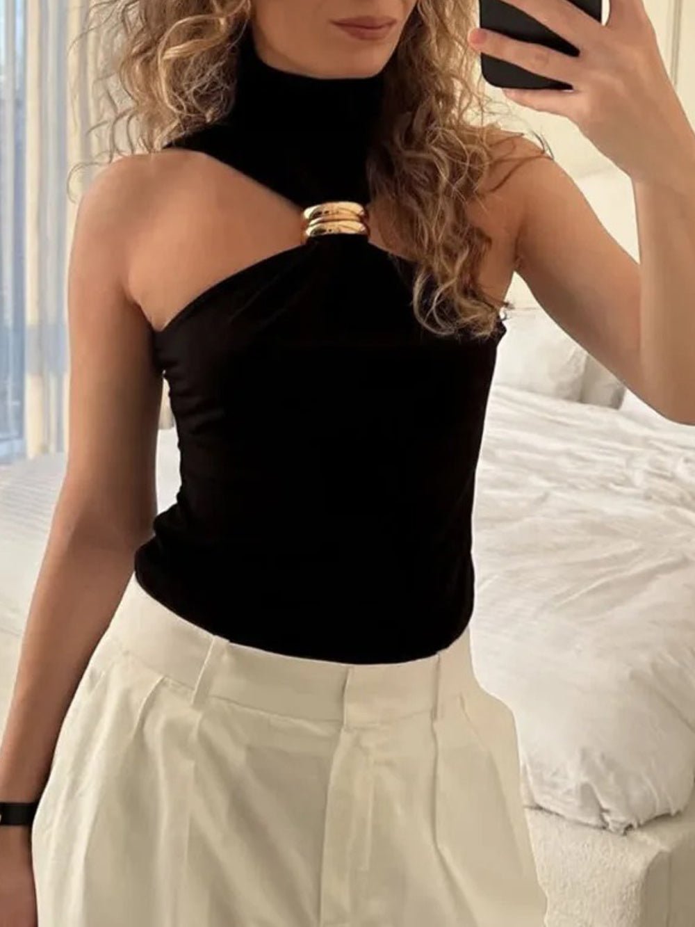 Isla Sleeveless Knit Tank Top