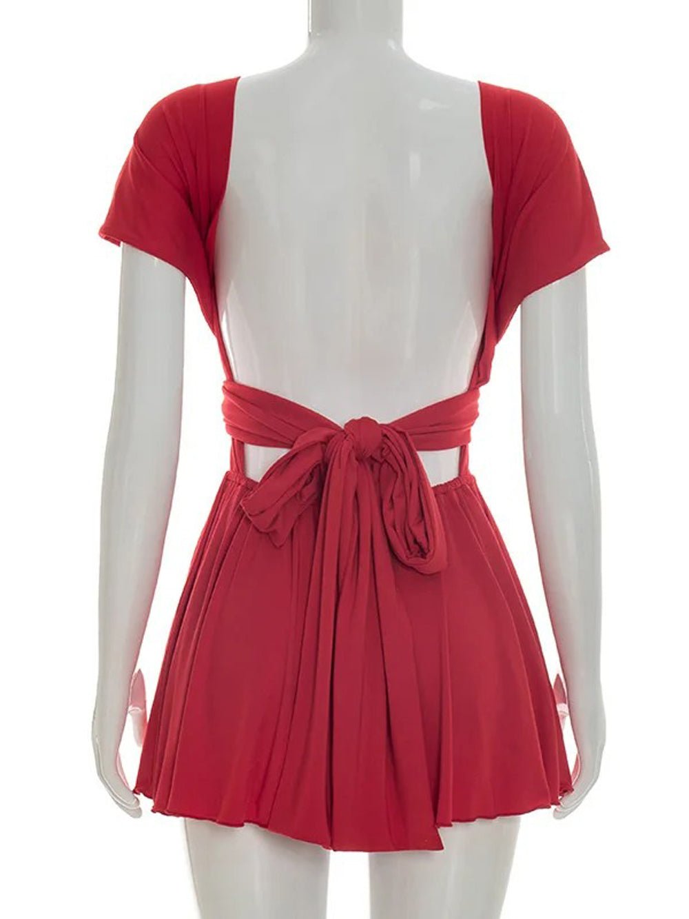 Isla Tie-Back Mini Dress