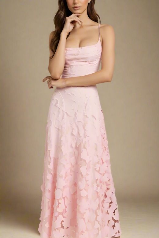 Ivy Bodycon Maxi Dress - Dusty Pink (Sale)