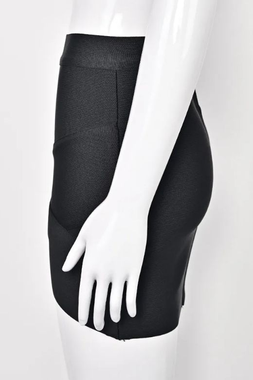 Jay High Waist Bandage Mini Skirt - Classic Black