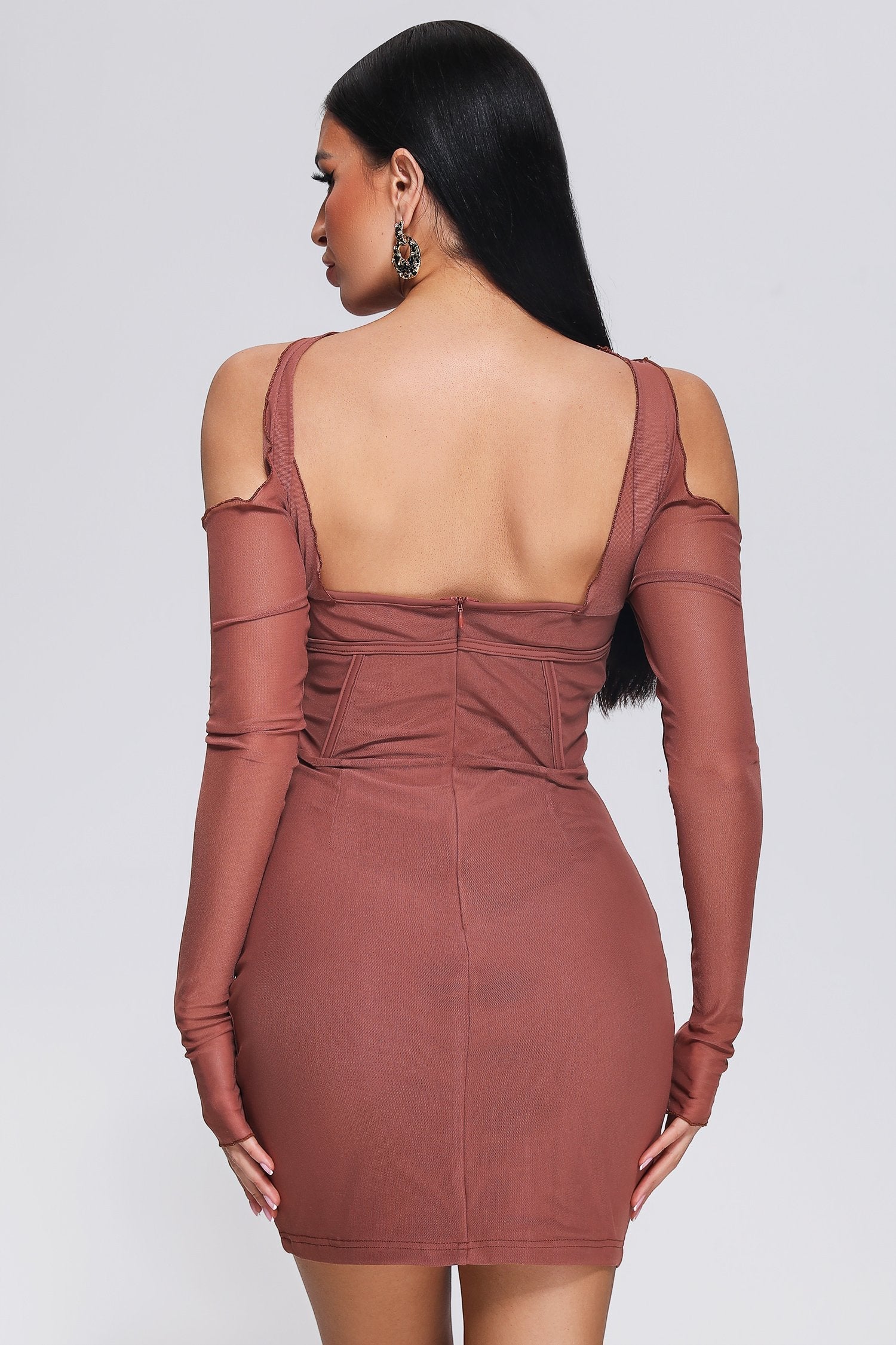 Mesh Mini Dress