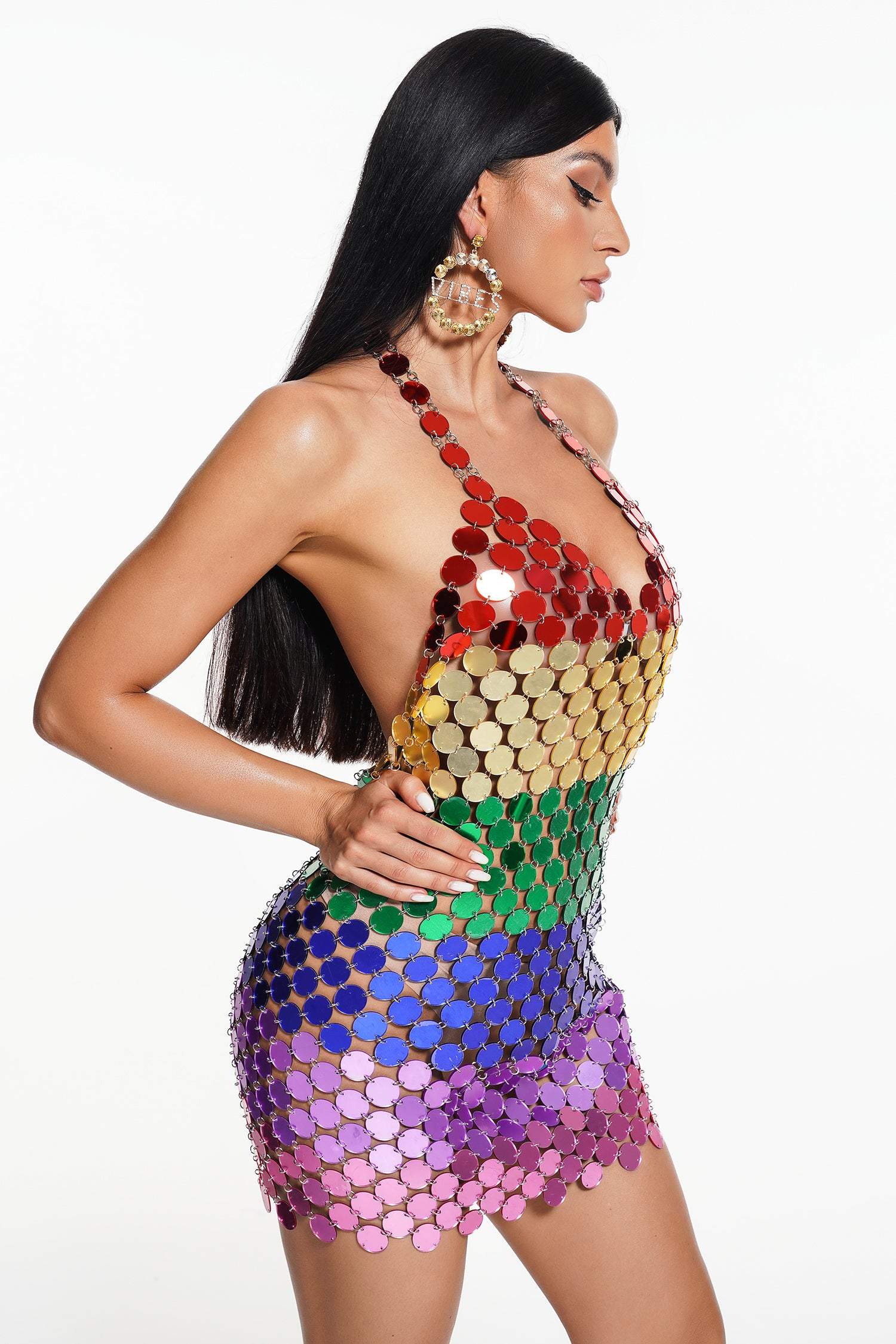Mirror Mini Dress