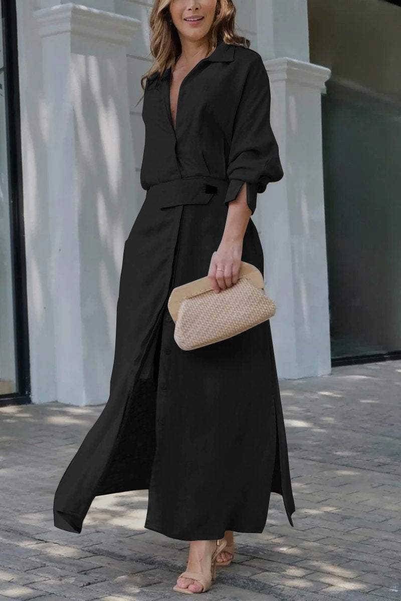 Natalia Elevated Long Dress Statement Occasion Edit
