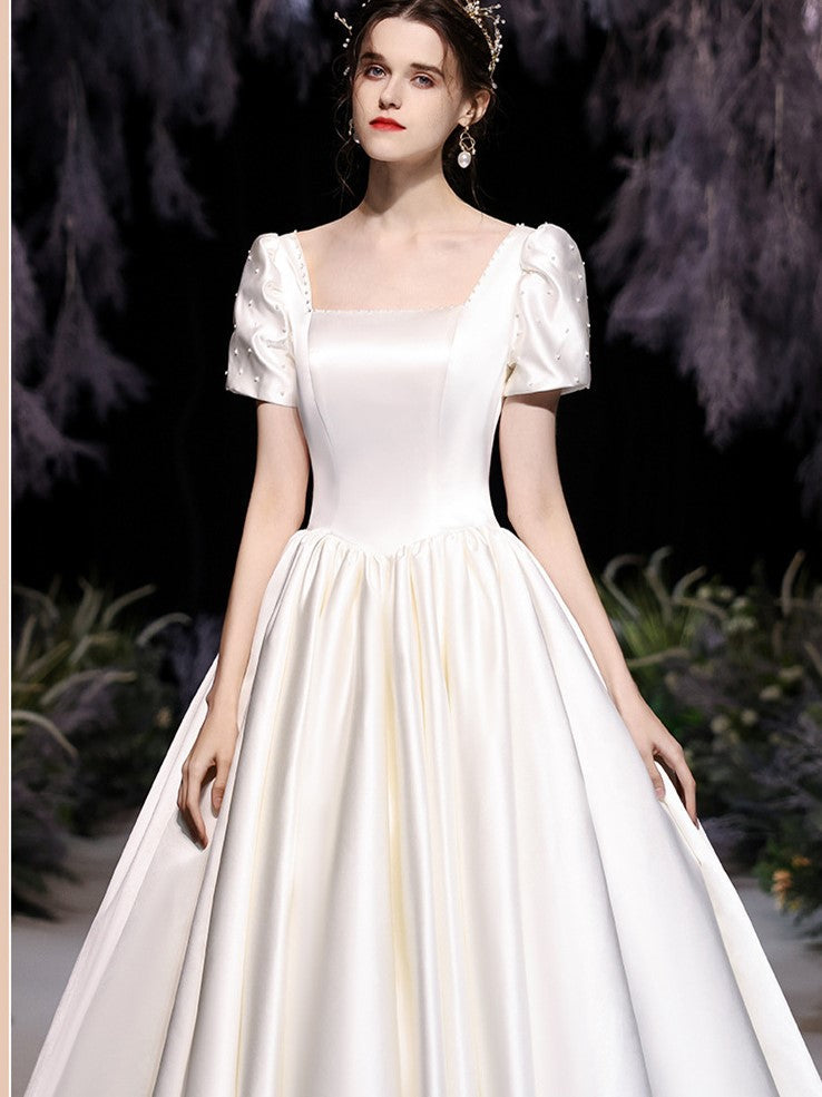 Vintage Satin Evening Dress