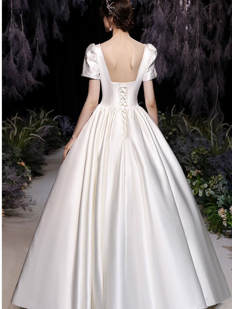 Vintage Satin Evening Dress