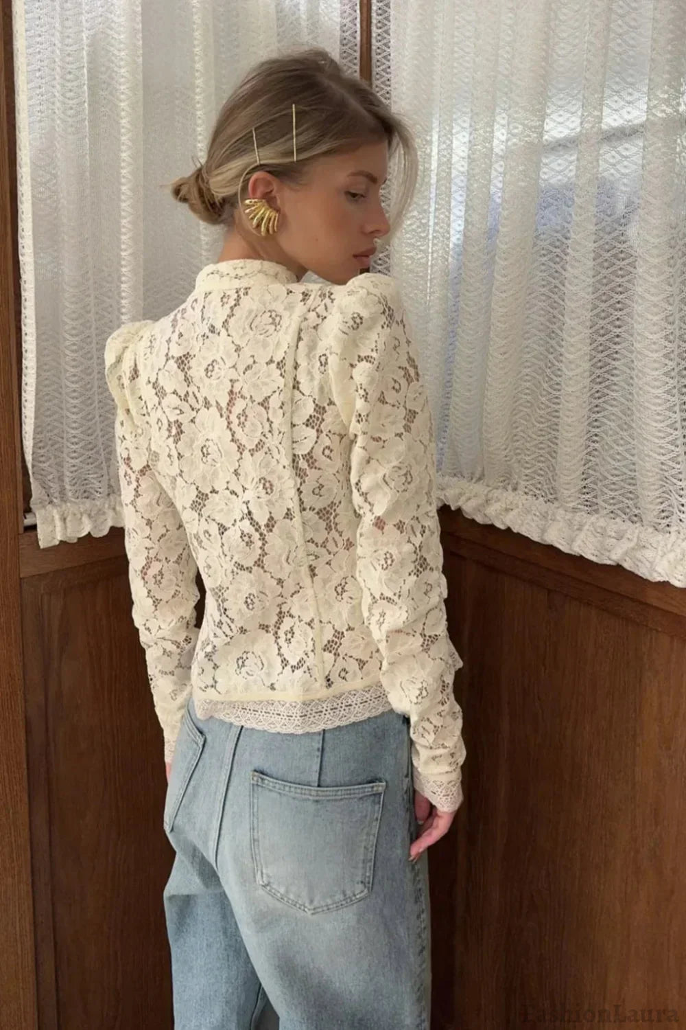 Lace Hollow SeeThrough Cardigan