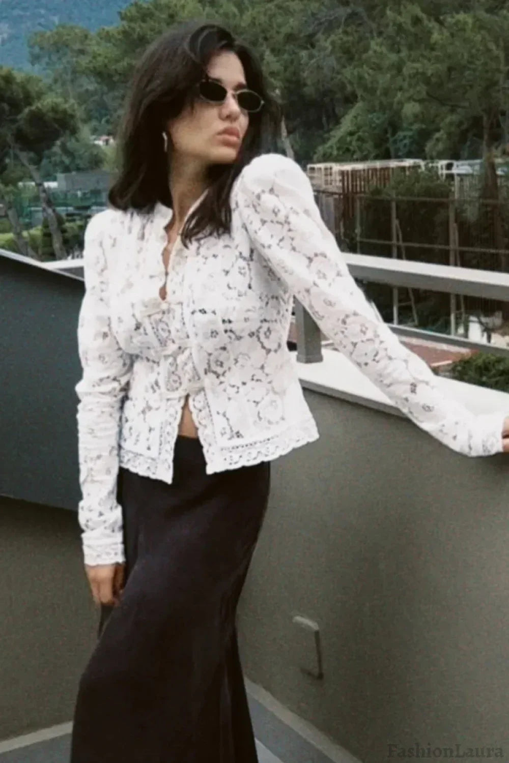 Lace Hollow SeeThrough Cardigan