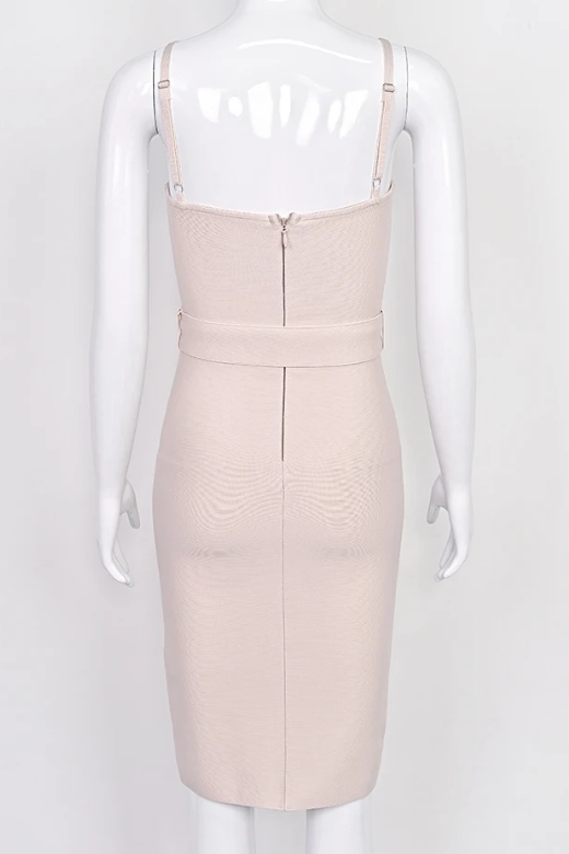 Lana Bandage Dress - Cream (Sale)