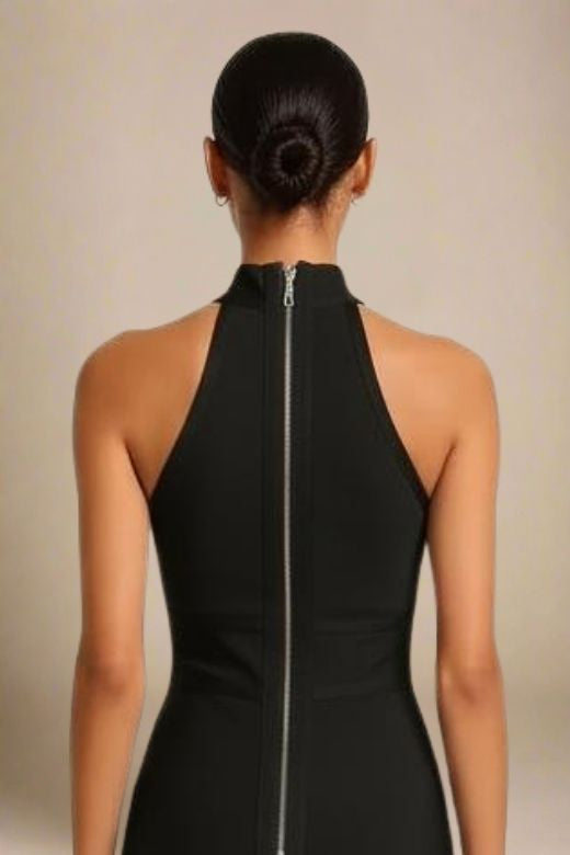 Lea Bandage Midi Dress - Classic Black (Sale)