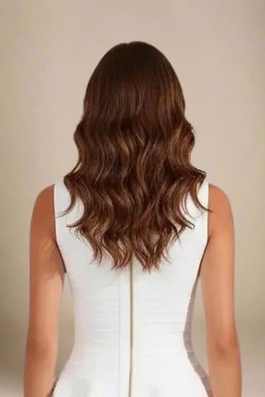 Leni Bandage Peplum Top - White Pearl