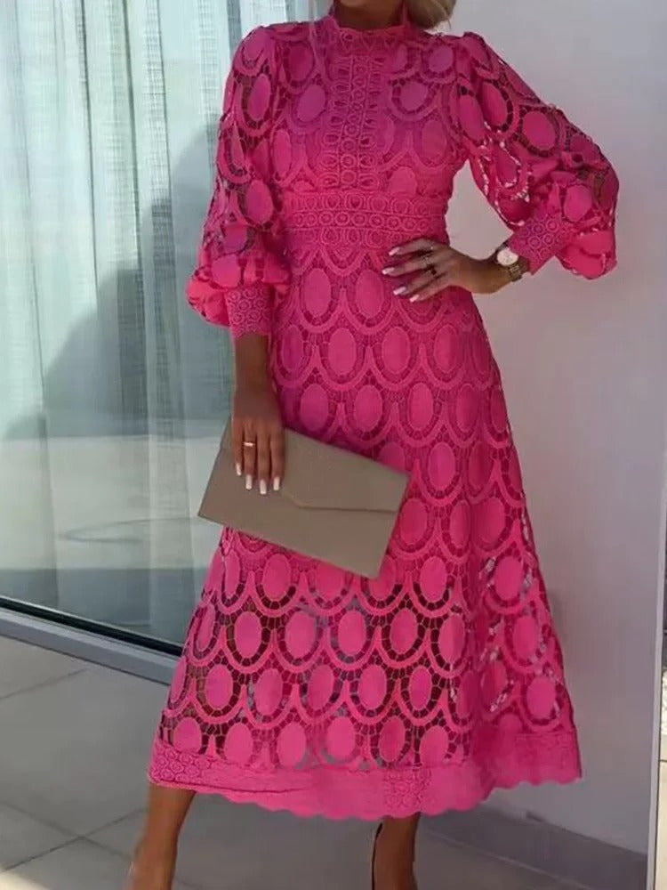 Alba Minimalist Lace Dress Boutique Collection