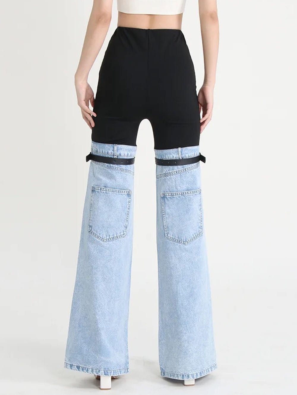 Mansi Denim Hit Wide Leg Pants