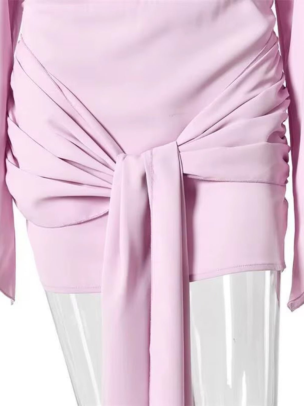 Margot Draped Open Back Mini Dress