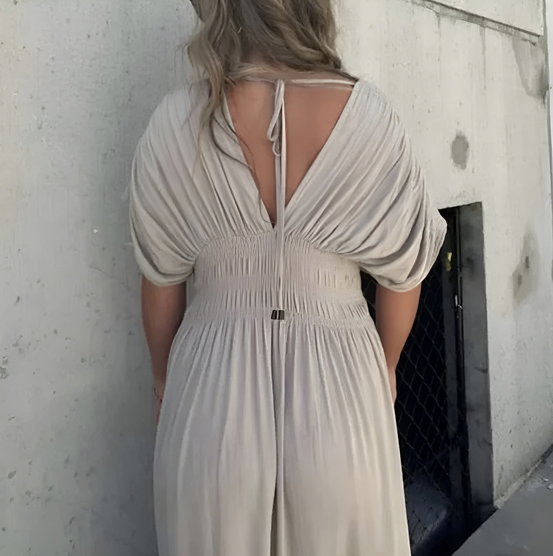 Alessia V-neck Maxi Dress for Women Weekend Casual Style