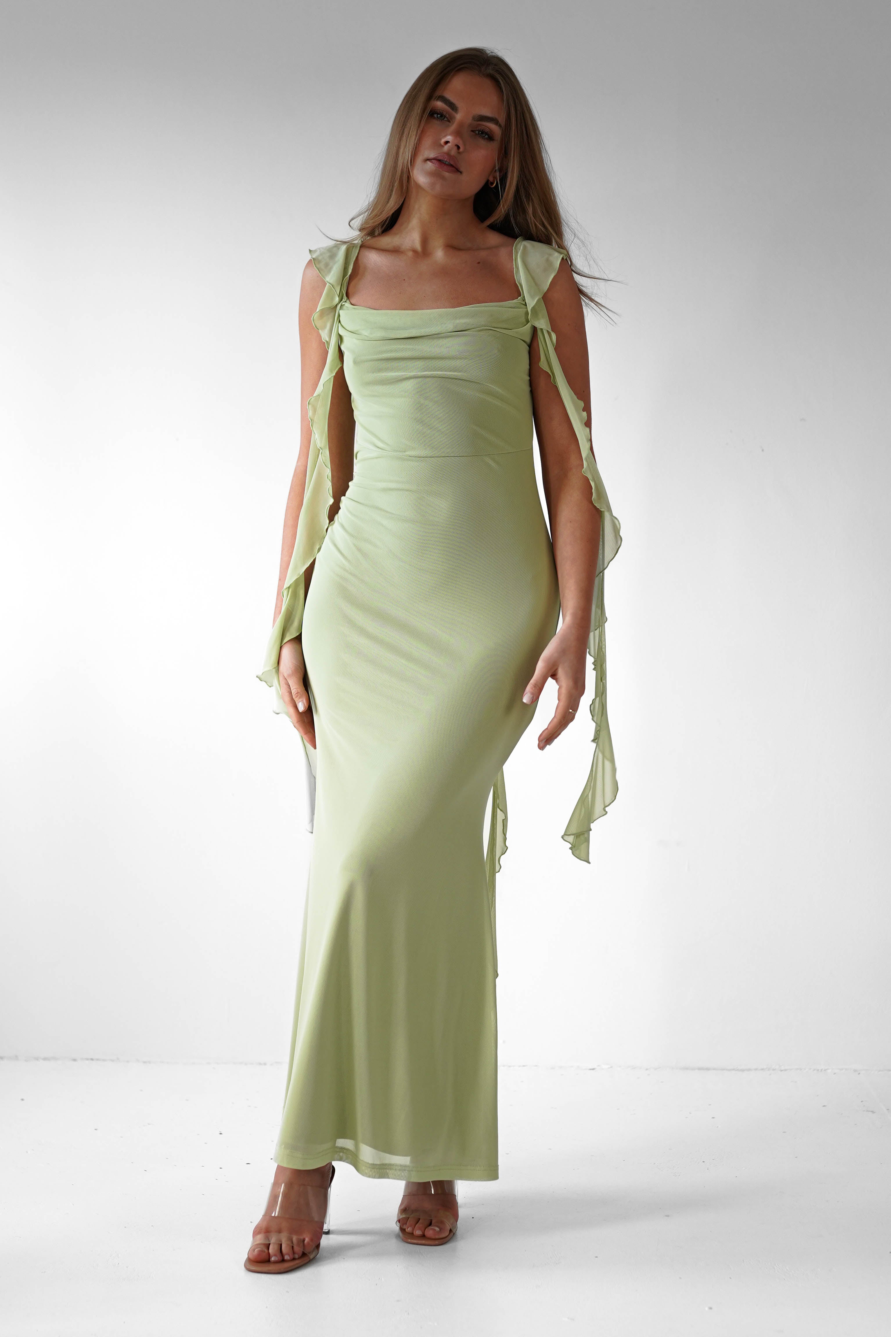 Wendy Effortless Sutton Ruffle Midaxi Dress Boutique Collection