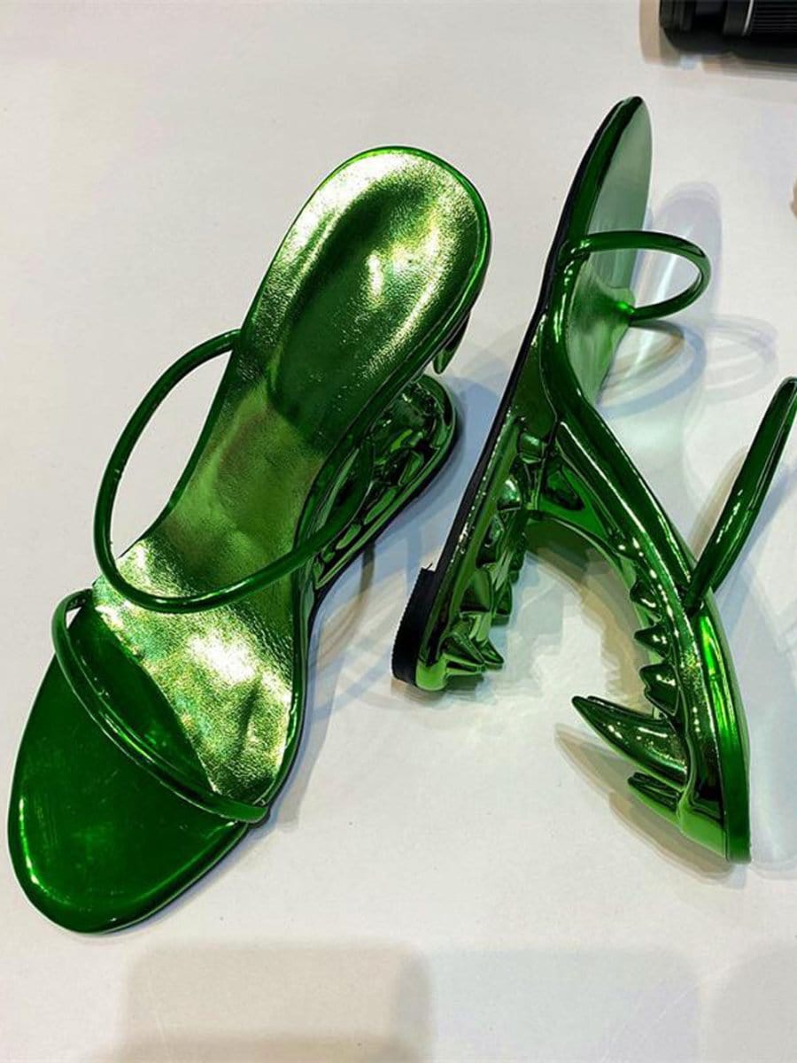 Noah Narrow Band Peep Toe Heel