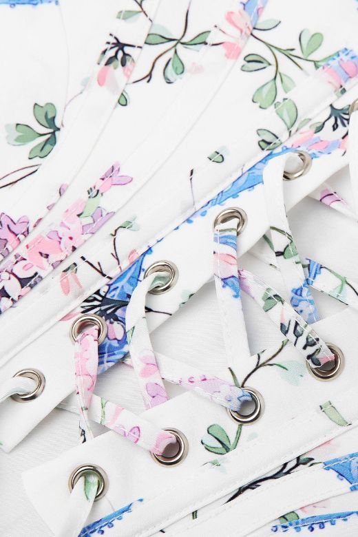 Penny Top - White Floral