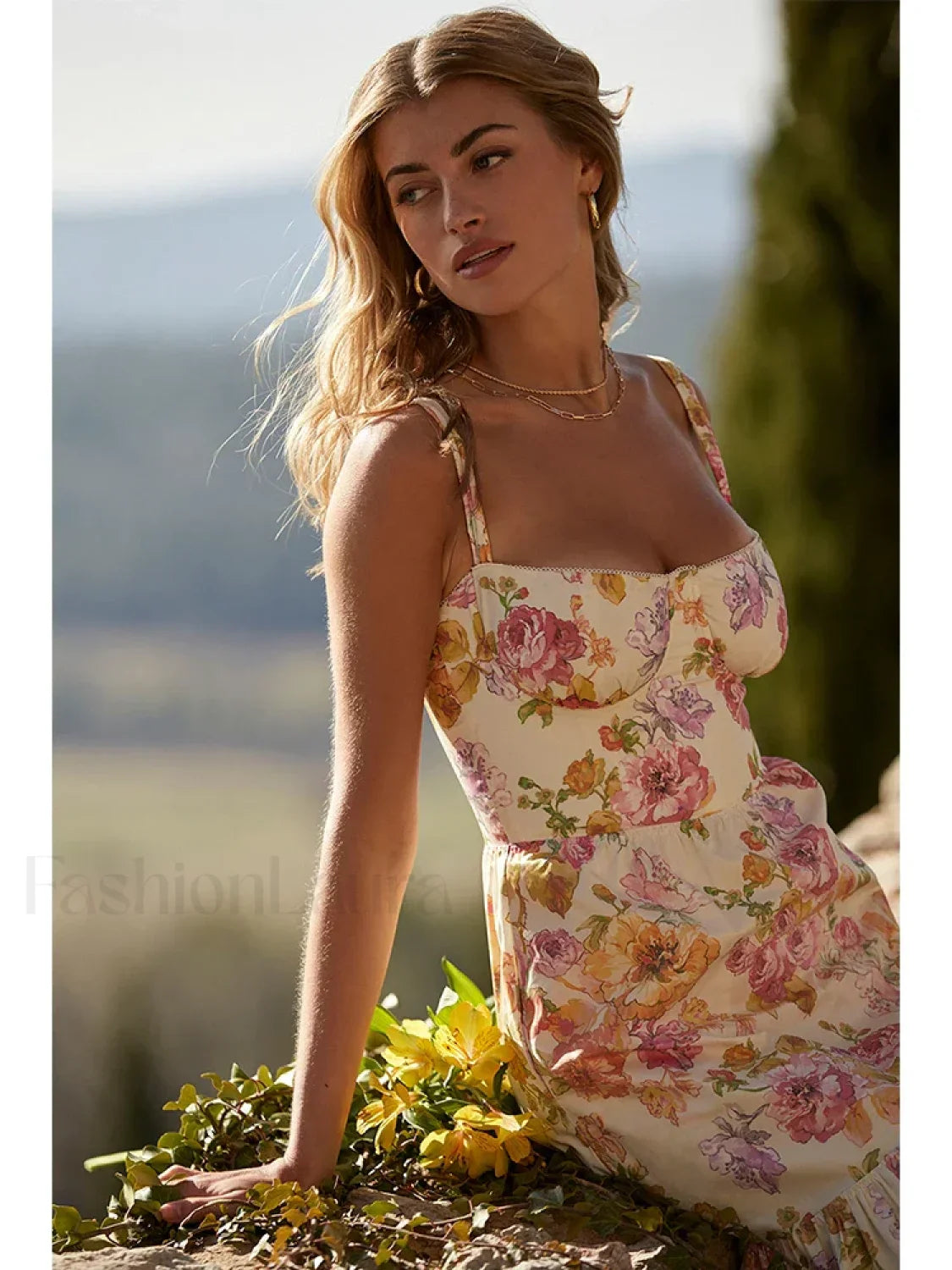 Print Bodycon Floral Dress
